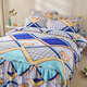 Boxingna Jiangsu nantong lit quatre pièces épaissis de lit à poils épaissis de couette de couette princesse couverture de courtepointe printemps et d'été Double litière de mariage poudre de lit 1,5 m de lit à quatre pièces couvercle-quilt 200 * 230 cm