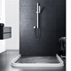 Din bathroom water barrier strip bathroom partition water barrier strip shower room toilet partition kitchen door sill bathroom cabinet water barrier silicone tank shower room floor waterproof strip length 100cm