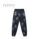 XVESSEL Waffle Plaid Trousers Destroy retro versatile trendy casual plaid trousers Spliced ​​cashew flower yellow Y21X723Y S