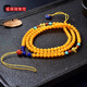 Chengyuanxiang CREORISETIN natural beeswax necklace old beeswax chain amber lanyard beeswax sweater chain new lengthened Russian amber style one pendant chain one