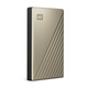 Western Digital (WD) 2,5-Zoll-Mobilfestplatte My Passport Ultra Metal Backup Encrypted Business Externe mechanische Festplatte Ultra Gold Typ-C-Schnittstelle 5 TB