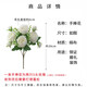 东之天地 手捧花仿真白色玫瑰手捧花领证拍照道具伴娘花束绢花球婚礼花束 白玫瑰手捧花1束【含丝带】
