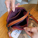 Going East (X.D.Z.H) Leichte Luxus-High-End-Marke Damen Small Bag Damenbeutel Neue Pendler Vielseitige Einschuld-Cross-Body-Tasche Frauen-Casual Shell Bag Brown (einfache Retro große Kapazität High-End-Nische)