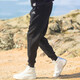 阿迪达斯（adidas）裤子男 25夏新款棉质运动裤跑步健身卫裤休闲保暖舒适束脚长裤男 GK9226/经典黑-束脚/亲肤柔软 L 180/86