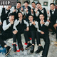 
Jeep (JEEP) best man's best suit autumn shirt men's long-sleeved white wedding wedding choir performance clothes brother group clothing black trousers + white shirt + strap + bow tie L