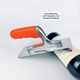 Edelstahl Spatel Art Malay Lack Pickup Messer Diatom Schlamm Tampmesser Stuckfarbe Werkzeug Italien Pavan-844/i