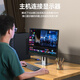 
Shengwei HDMI to VGA cable converter HD video adapter with audio Computer TV box connection monitor projector cable Black HV-702