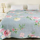 Thick quilted bed sheet, tatami bed cover, single piece, double-sided, large size double bed cover, brilliant flowers 240*280