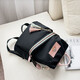 Qingbily (Qbily) backpack for women backpack fashion bag for women travel leisure commuting light travel large capacity crossbody bag black丨Stylish light backpack