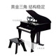 Hape (Deutschland) Musik Aufklärung Spielzeugkunst Training Einführung in 30 Schlüssel Klavier Elegant Black Boy and Girl Geschenk E0320