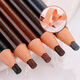 Hensi 1818 Pull-Thread Eyebrow Pencil Tear-off Paper Waterproof and Sweat-proof Eyebrow Makeup Artist Female Tear-Off Can Cut Duckbill Shape Beginner Ordinary Model Brown *5 Count