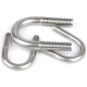 Hethgigg JG-675 304 Edelstahl U-Screw U-förmige Karten Reitrohr-Anpassungskarte Fang U-förmigen Bolzen M8*102 (5 Stück)