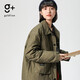 金利来（Goldlion）g+男士棉服秋冬季短款翻领复古工装棉衣男女同款外套新复古回潮 绿色-64 L 175/92A 推荐130-140斤