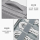 Multifunctional portable travel digital accessories storage bag Large capacity headphones data cable U disk hard disk power bank power bank power panel protection case storage box CuniaC1776 Large double layer gray