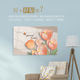 
Shuozhanting distribution box stickers self-adhesive cream wind meter box stickers block distribution box decoration renovation nail-free tulip stickers DA3271 width 43cm high 27cm without frame whole stickers (