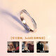 China Gold Möbius Pure Silver Ring Female Topaz Proposal Diamond Ring Girl Birthday Gift Girlfriend Wife Wedding Anniversary Möbius Ring Topaz Diamond Ring Jingsuda