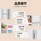 CHIGO double-door refrigerator 118 liters two-door dormitory rental small apartment household refrigerated freezer small refrigerator energy-saving fresh-keeping low noise BCD-118A158JD silver trade-in
