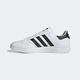 Clover (Adidas)TEAM COURT Low top Black and white Sports shoes Casual shoes Board shoes Men's shoes Women's shoes EG9734 36