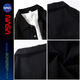 Yum Fox Herrenmodik Denim Jacke Herren Frühling und Herbststil American Retro Casual Jacket Herrenarbeit Herren 826 Black M.