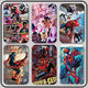 Spider-Man Cross-Union Myers Gwen Set Set Student Campus Cards and Meal Cards Cartes de bus et cartes de métro D Spider-Man Z12352 [Ensemble de cartes + Keychain en tricot blanc]