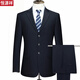 恒源祥男装男西服套装中年商务正装休闲西装修身礼服面试职业装 两粒扣灰色【西装+西裤+衬衣】 185(80)体重160斤左右