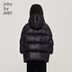 Jnby par jnby jiangnan tissu veste pour enfants automne et veste d'hiver down épaissis les garçons, filles et enfants à capuche et à capuche 1nac12610 001 noir 110 cm
