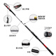 DAIWA CYGNUS CS imported inclined guide ring fishing rod lightweight rocky rod carbon hand and sea dual-purpose rod sea fishing rod fishing rod No. 2-45 (4.5 meters)