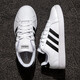 阿迪达斯 （adidas）男鞋 24夏季时尚经典男子休闲鞋帆布鞋耐磨透气小白鞋运动鞋 AW3889/白色帆布鞋 42
