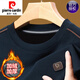 Pier Cardin T-shirt à manches longues en automne haut de gamme et hiver à manches longues pour hommes pour le cou rond plus en velours pour hommes chemise de base épaissie décontractée d'âge moyen pour hommes pour hommes pour velours 6625 mètres blancs épaissis 2xl 180 suggestions 150-165jin [Jin est égal à 0,5 kg]
