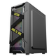 积至（EVESKY) 泰坦PRO 电脑机箱 （侧透/支持ATX/宽体游戏电脑机箱/支持长显卡/背线） 泰坦PRO-黑色+3个冰川炫彩风扇
