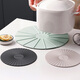 Insulation mat household large silicone pot mat anti-scalding table mat high temperature resistant plate mat bowl mat Nordic large size - 3 colors 1 each