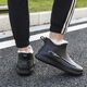 Shurong-Regenstiefel Wasserschuhe tragen resistente wasserdichte Regenschuhe Herren Anti-Schlitten vier Jahreszeiten Sommerhotelküche Gummi-Schuhe mit Fleece Short Cotton Fashion Herren Schwarz [Standardgröße ohne Baumwolle] 41