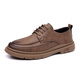 Chaussures pour hommes Mulinsen pour les chaussures de vêtements de travail automnales pour hommes pour hommes chaussures en cuir à grande tête décontractées pour hommes