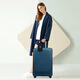 Ke Liang Huizi luggage tag suitcase tag suitcase checked boarding pass identification tag blue