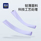 Hailan Home Ice Sleeve Sunscreen Ice Silk Sleeve Cover Men and Women's Arm Protection Sunscreen Summer Thin Sunscreen Sleeve Black (one pair)