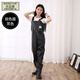 Suitable for Tianzheng Honglian brand rubber canvas waders, thickened and wear-resistant, fishing waterproof breeding semi-brown brown reinforced type-Honglian 38