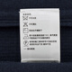 HAZZYS men's clothing simple baseball neck wool cardigan ABYZD0BDX37 dark blue DN 175/96A48