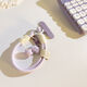 Laiji cute fun speechless cloud star jewelry mobile phone chain wristband pendant key camera lanyard hanging chain universal white speechless cloud star + 653 mark + sky blue small clip