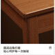 MUYESIYU SF express all solid wood desk simple home student writing desktop computer table bedroom study table walnut color desk + A1 chair 140*55*75cm double drawers
