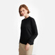 Aigle Sweat à sweat extérieur Sports chauds Classic Round Neck Top Women's Black Bh673 38 (165 / 88A)
