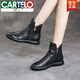 Cartelo Martin Boots Femme 2025 Nouveau été britannique British Style Versatile Cuir Flat Sandale Boots Boots Women's Boots Single Boots Boots Black 37