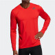 Adidas Camiseta de manga larga Hombres de manga larga 2024 Sportswear Sportswear de primavera y otoñal Carrera de carreras de cuello redondo transpirable 1 GL9894 M