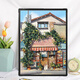 1000 piece puzzle photo frame 50x70 puzzle frame simple modern poster 50x75 universal sketch frame white puzzle frame with tools, film and back plate 50*75 cm