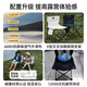 Pelliot folding chair outdoor chair camping chair portable picnic fishing backrest folding stool 16105717 khaki