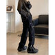 Mo Xiaodao American High Street Lumberjack Hosen Herren Spring Neue Modemarke Retro Mikro-Flare-Hosen Herren-Casual-Hosen Aprikosenfarbe [hoher Qualität] XL empfohlen 120-140jin [Jin gleich 0,5 kg]