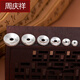 Zhou Qingxiang S925 sterling silver swastika pattern separator toy bracelet spacer Buddha beads phoenix eye diamond star moon bodhi accessories 6mm (silver plated platinum anti-oxidation)