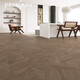 
Zhuxiwei laminated wood flooring special shape geometric art parquet wood grain home retro gray clothing store floor 7373 1