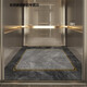 Yizhaopei elevator car floor special floor mat leather custom logo carpet commercial door mat imitation marble Echo-12043 160cm*160cm-high-end leather
