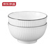 Made in Tokyo, tableware set, housewarming ceramic household ceramic soup bowl, Hefeng Yamada noodle bowl 6 inches*2