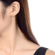 Chow Sang Sang DailyLuxe Starlight Diamond Earrings for Men and Women Unilateral Rose Gold Color Gold K Gold Earrings 88692E